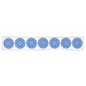 Mandala in het blauw lange tafelloper (Horizontaal)