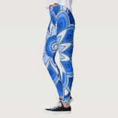 Mandala in het blauw leggings (Links)