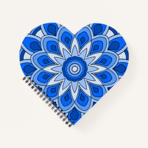 Mandala in het blauw notitieboek