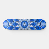 Mandala in het blauw persoonlijk skateboard (Horizontaal)