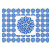 Mandala in het blauw tafelkleed (Voorkant (Horizontaal))