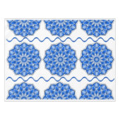 Mandala in het blauw tafelkleed (Voorkant (Horizontaal))