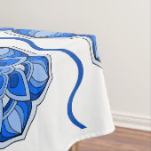 Mandala in het blauw tafelkleed (Voorbeeld)