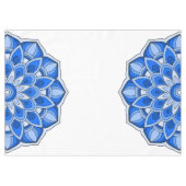 Mandala in het blauw tafelkleed (Voorkant (Horizontaal))