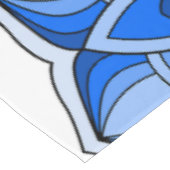 Mandala in het blauw tafelkleed (Gekanteld)