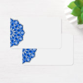 Mandala in het blauw visitekaartje (Bureau)