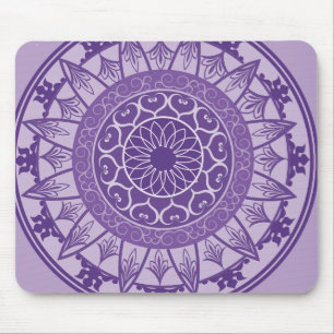 Mandala in het Paars Muismat