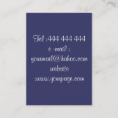 mandala in kleuren visitekaartje (Achterkant)