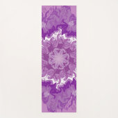 Mandala in meerdere paarse tinten yogamat (Voorkant)