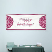 Mandala in pink spandoek (Beurs)