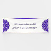 Mandala in purple spandoek (Horizontaal)