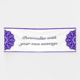 Mandala in purple spandoek