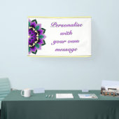 Mandala in purple spandoek (Beurs)