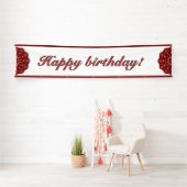 Mandala in red spandoek (Insitu)