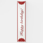 Mandala in red spandoek (Verticaal)