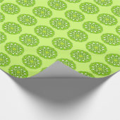 Mandala in tinten groen cadeaupapier (Hoek)