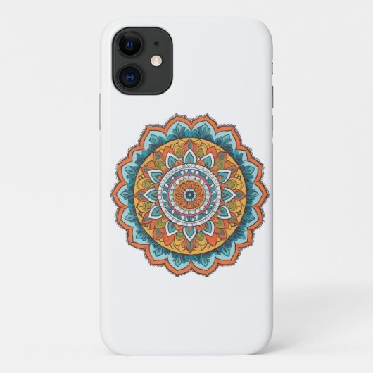 mandala in verschillende kleuren Case-Mate iPhone case (Achterkant)