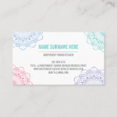 Mandala Independent Fashion Retailer Visitekaartje (Achterkant)