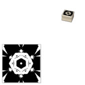 Mandala-inktstempel – decoratief zegel rubberstempel (Gestempeld)