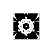 Mandala-inktstempel – decoratief zegel rubberstempel (Afrduk)