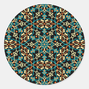 Mandala Inspiratie 6 Ronde Sticker