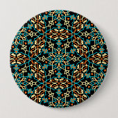 Mandala Inspiration 6 Ronde Button 4,0 Cm (Voorkant)