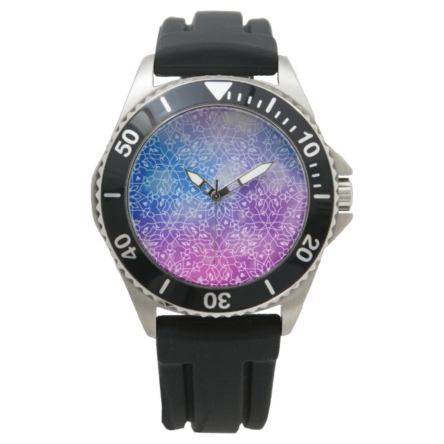 Mandala Inspiration 9 Horloge (Voorkant)