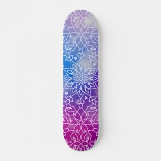 Mandala Inspiration 9 Persoonlijk Skateboard (Voorkant)