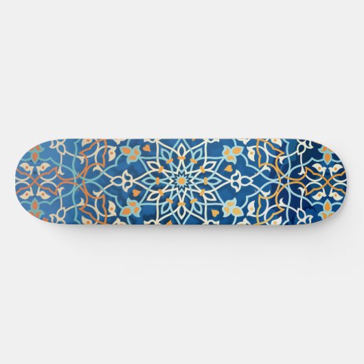 Mandala Inspiration Persoonlijk Skateboard (Horizontaal)
