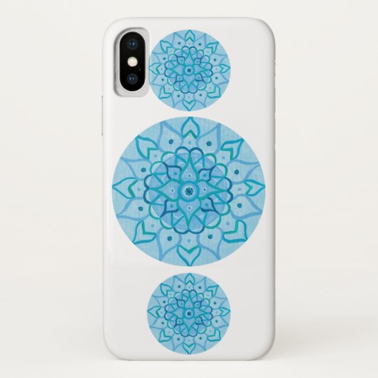 Mandala iPhoneX Hoesje (Achterkant)
