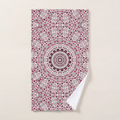 Mandala is gebarieerd. bad handdoek (Handdoek)
