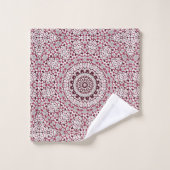 Mandala is gebarieerd. bad handdoek (Wasdoekje)