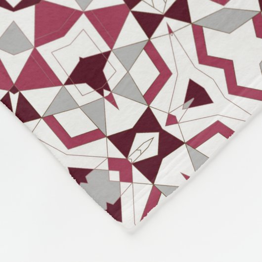 Mandala is gebarieerd. fleece deken (Hoek)