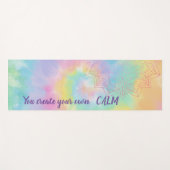 Mandala - Je Creëer Uw Eigen Kalme Regenboog Tie D Yogamat (Voorkant (horizontaal))