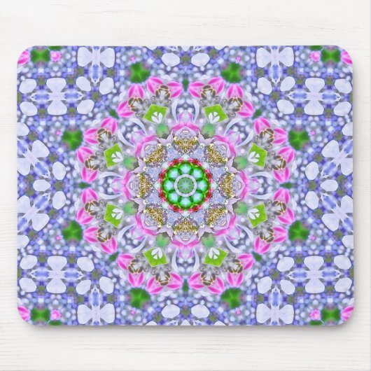 Mandala Jewels Mousepad Muismat (Voorkant)