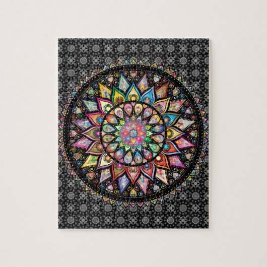 Mandala Jigzaag Puzzle Legpuzzel (Verticaal)