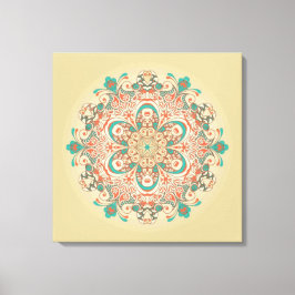 Mandala Kaleidoscoop - Ingepakt Canvas