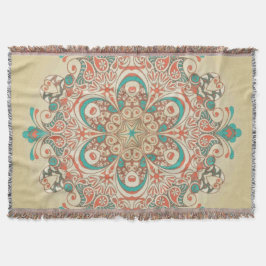 Mandala Kaleidoscoop Mozaïek - Deken