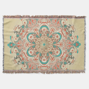 Mandala Kaleidoscoop Mozaïek - Deken