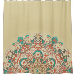 Mandala Kaleidoscope Mosaiic - Shower Curtain Douchegordijn