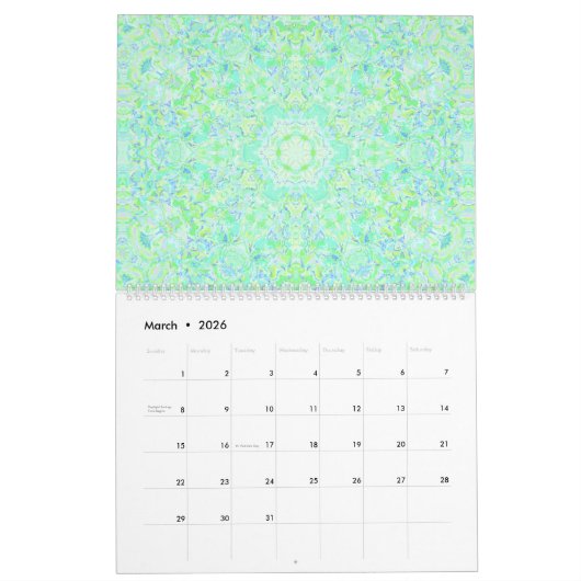 Mandala Kalender (Mar 2026)