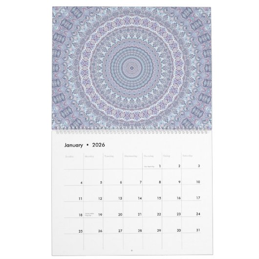 Mandala Kalender (Jan 2026)