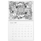 Mandala kalender 2017 (Jan 2027)
