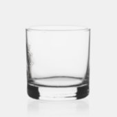Mandala Kant Bruiloft Neutraal ID478 Whisky Glas (Links)