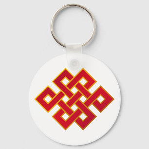 Mandala Karma Buddhism Eternal Knot Sleutelhanger