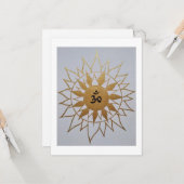 Mandala Karte white  Kaart (Voorkant / Achterkant in situ)