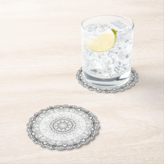 Mandala Kartonnen Onderzetters (Insitu)