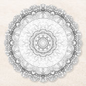 Mandala Kartonnen Onderzetters (Voorkant)