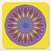 Mandala Kartonnen Onderzetters (Voorkant)
