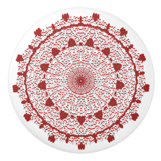 Mandala Kast- en Ladehandgrepen | Handgemaakte Kun Keramische Knop
